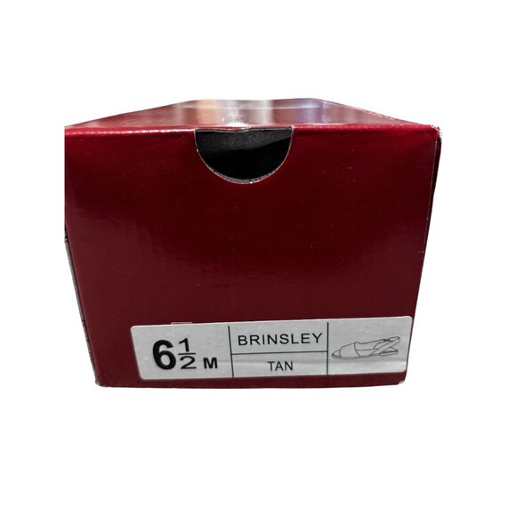 Journee Brinsley 6.5M Tan Faux Crocodile Slingback Sandals Womens - Picture 11 of 12